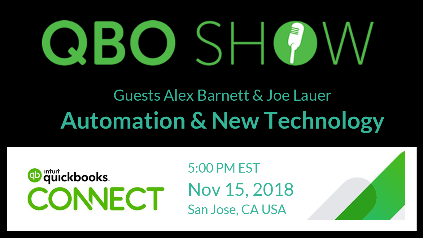 QBO Show Live: Joe Lauer on Automation and New Technology